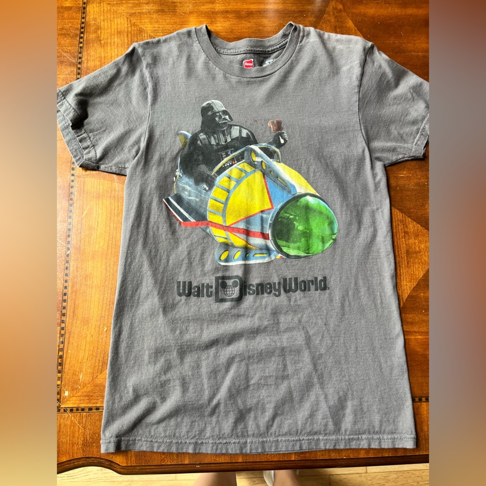 Disney Parks Star Wars Darth Vader Mickey Bar Astro Orbiter T-Shirt small